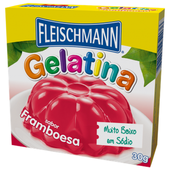 GELATINA PO FLEISCHMANN FRAMBOESA 30G