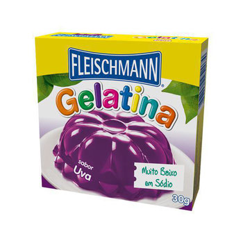 GELATINA REG FLEISCHMAN UVA 30G