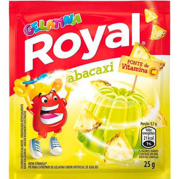 GELATINA ROYAL ABACAXI 25G