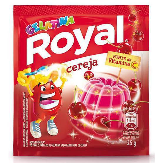 GELATINA ROYAL CEREJA 25G