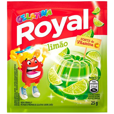 GELATINA ROYAL   LIMAO 25G