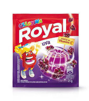 Gelatina Royal Uva 25gr