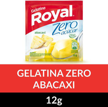 GELATINA ROYAL ZERO ABACAXI 12G