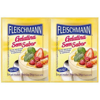 GELATINA SEM SABOR  FLEISCHMANN 24G