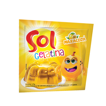 GELATINA SOL PO MARACUJA 25G