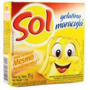 GELATINA SOL PO MARACUJA 35G