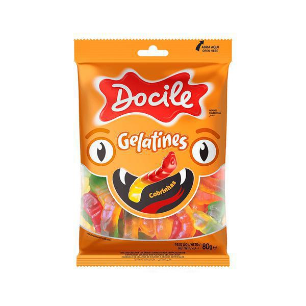 GELATINAS COBRINHAS DOCILE 80G