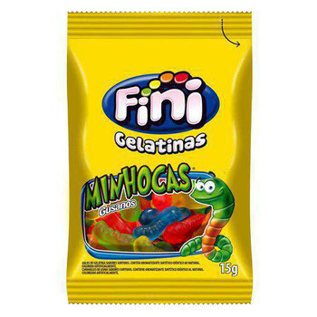 GELATINAS FINI MINHOCAS 15G