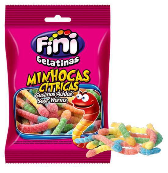 GELATINAS FINI MINHOCAS CITRICAS 15G