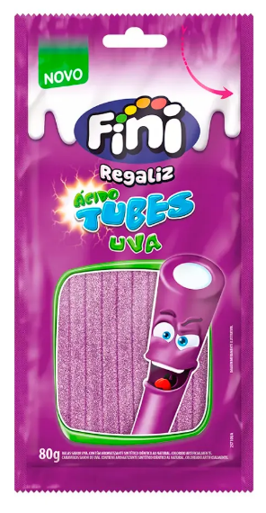 GELATINAS FINI TUBES UVA ACIDO 80G