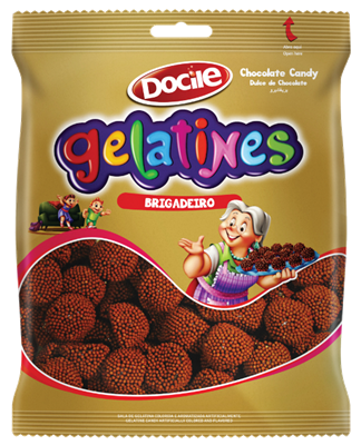 GELATINES DOCILE BRIGADEIRO 80G