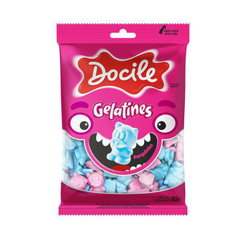 GELATINES DOCILE PORQUINHO 80G