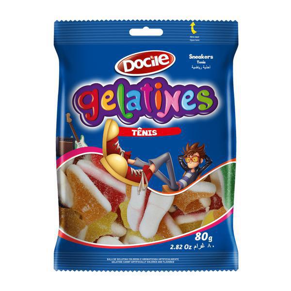 GELATINES DOCILE TENIS CITRICO 80G
