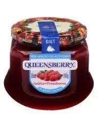 GELEIA DE FRAMBOESA DIET QUEENBERRY 280G
