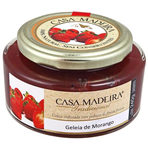GELEIA DE FRUTAS VERM CASA MADEIRA 240G