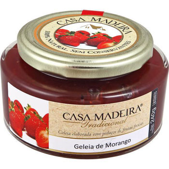 GELEIA DE MORANGO CASA MADEIRA 240G
