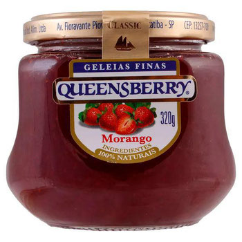 Geleia Queensberry Morango Diet 280gr