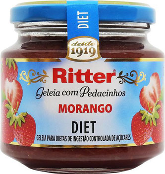GELEIA RITTER MORANGO DIET 260G