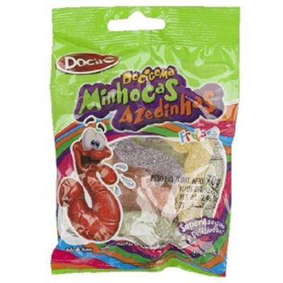 GOMA DOCIGOMA MINHOCA AZEDINHA 70G