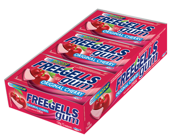 GOMA MASCAR FREEGELLS CEREJA ORIGINAL CHERRY   8,5G
