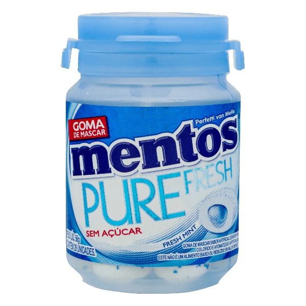 GOMA MASCAR MENTOS PURE FRESH MINT S/ACUCAR 56G