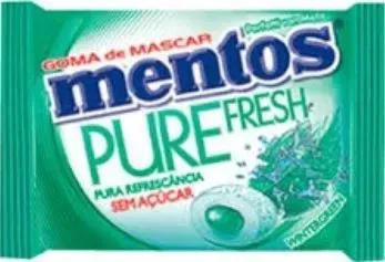 GOMA MASCAR MENTOS PURE WINTERGREEN 6G