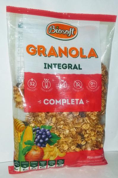 GRANOLA C/20 INGREDIENTES BIOSOFT  230G