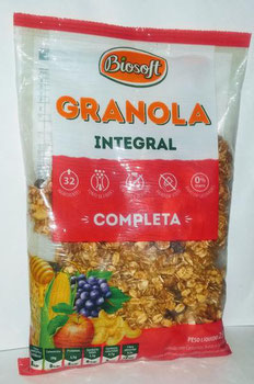 GRANOLA C/20 INGREDIENTES BIOSOFT  230G
