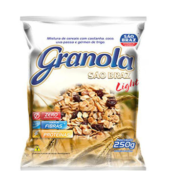 GRANOLA SAO BRAZ LIGHT 250G