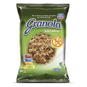 GRANOLA SAO BRAZ S/GLUTEN 250G