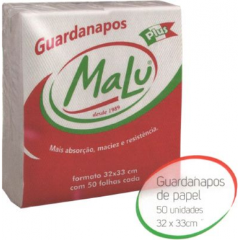 GUARD DE PAPEL MALU 32 X33 CM C/50U