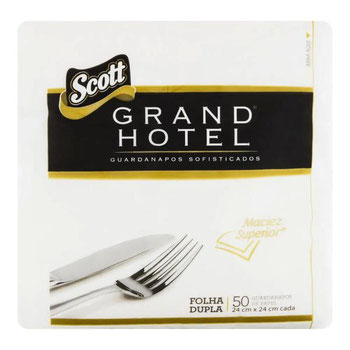 GUARDANAPO SCOTT GRD HOTEL COQ FD 50UN