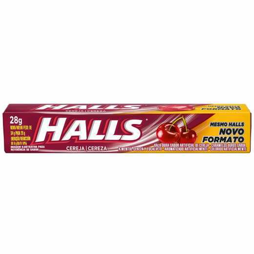HALLS CEREJA 28G