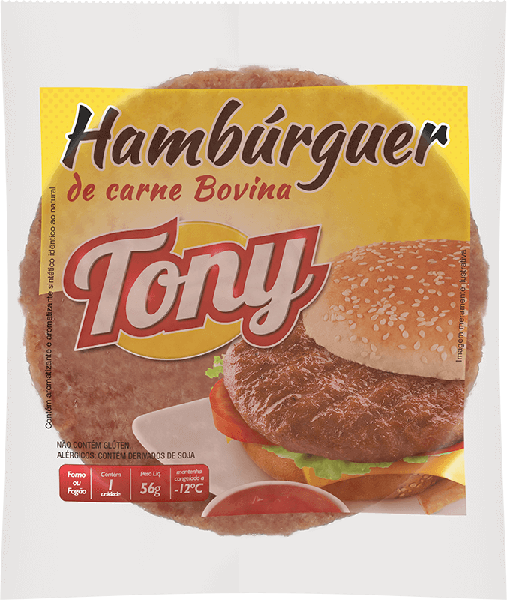 HAMBURGUER TONY CARNE BOVINA UND