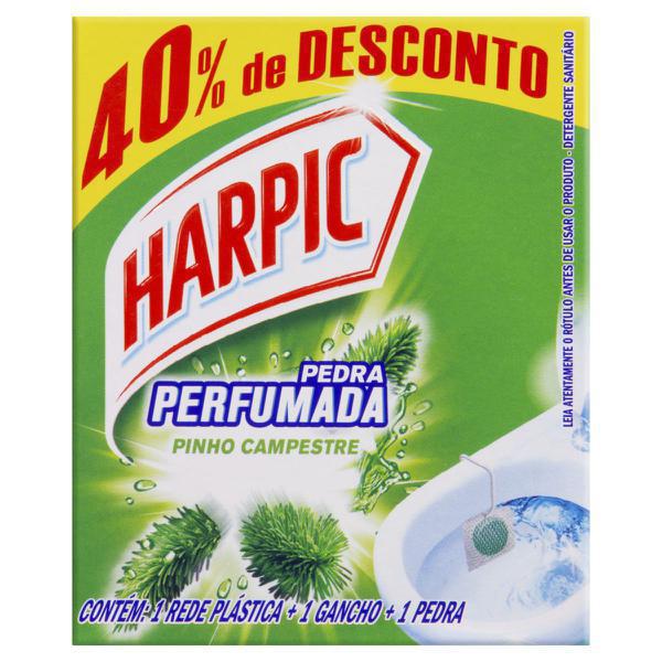 Pedra Sanitária Harpic Aroma Plus Pinho 25gr Embalagem Promocional