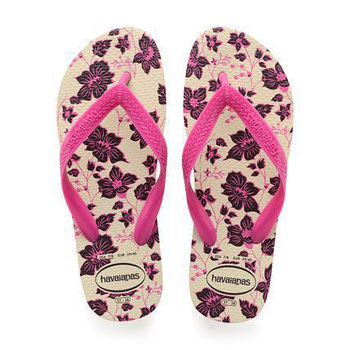 HAVAIANA COLOR FLORAL BEGE PALHA 35/36
