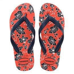 HAVAIANA COLOR FLORAL/MORANGO 33/34