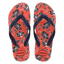 HAVAIANA COLOR FLORAL/MORANGO 39/40