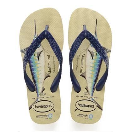 HAVAIANAS CONS INTER BEGE PALHA/MARIN 39/40