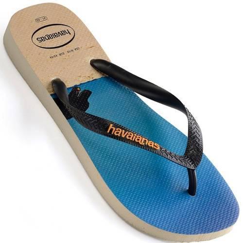 HAVAIANAS HYPE BEGE PALHA 39/40