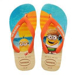 HAVAIANAS MINIONS BEGE PALHA 31/32