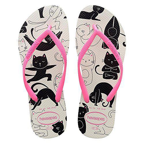 HAVAIANAS SLIM PETS BRANCO/MARAV 33/4