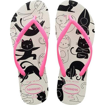 HAVAIANAS SLIM PETS BRANCO/MARAVILHA 39/0