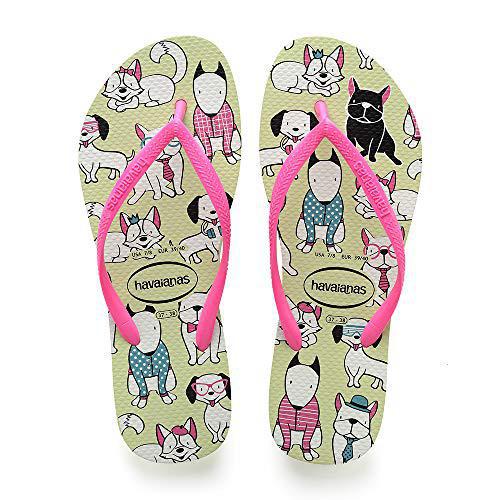 HAVAIANAS SLIM PETS VERDE MACA 37/38