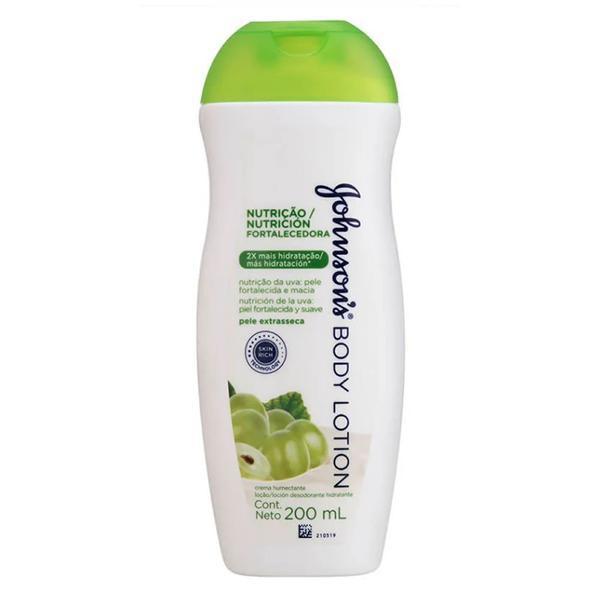 HIDRATANTE JOHNSONS FORTALECIDA UVA 200ML