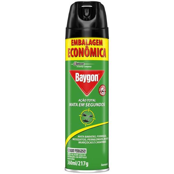 Inseticida Aerossol Baygon Ação Total 360ml
