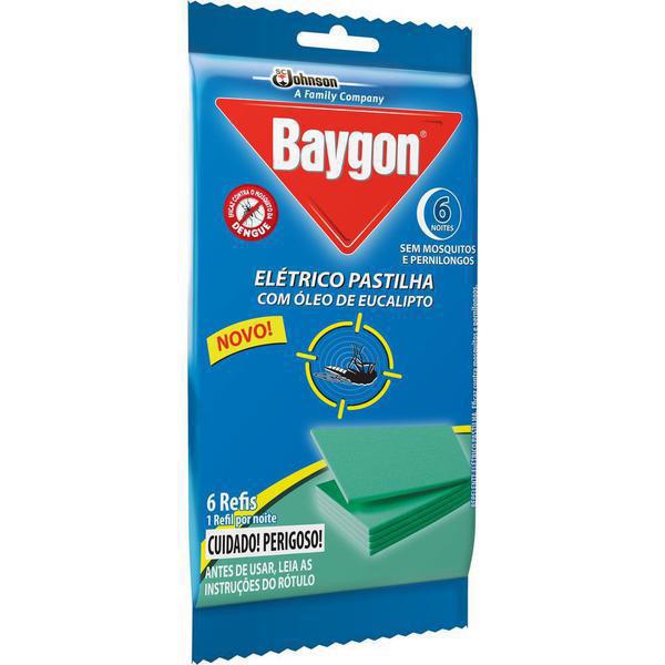 INSETICIDA BAYGON PASTILHA ELETRICA REFIL EUCALIPT