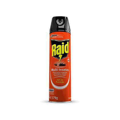 INSETICIDA RAID AEROSOL MULTI INSETOS 300ML
