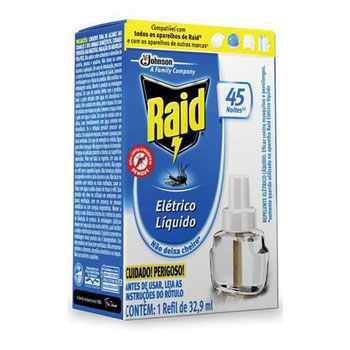 Repelente Elétrico Líquido Raid Refil 32,9ml