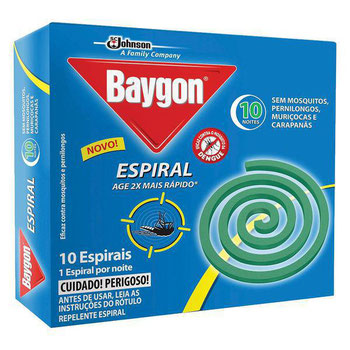 INSETICIDA SENTINELA BAYGON ESPIRAL 10UND